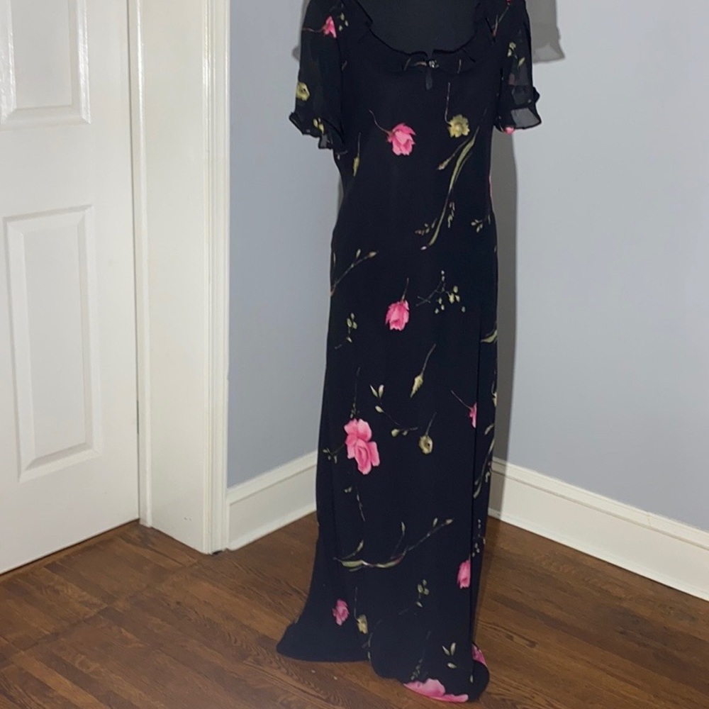 Donna RICO Black Maxi Dress